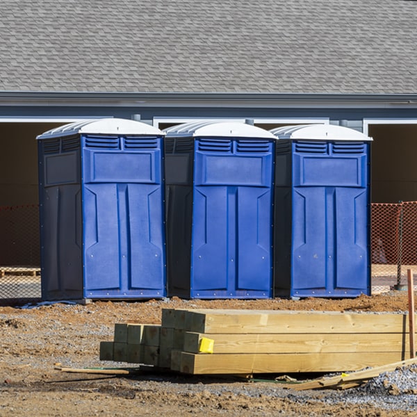 is there a specific order in which to place multiple porta potties in Cromona